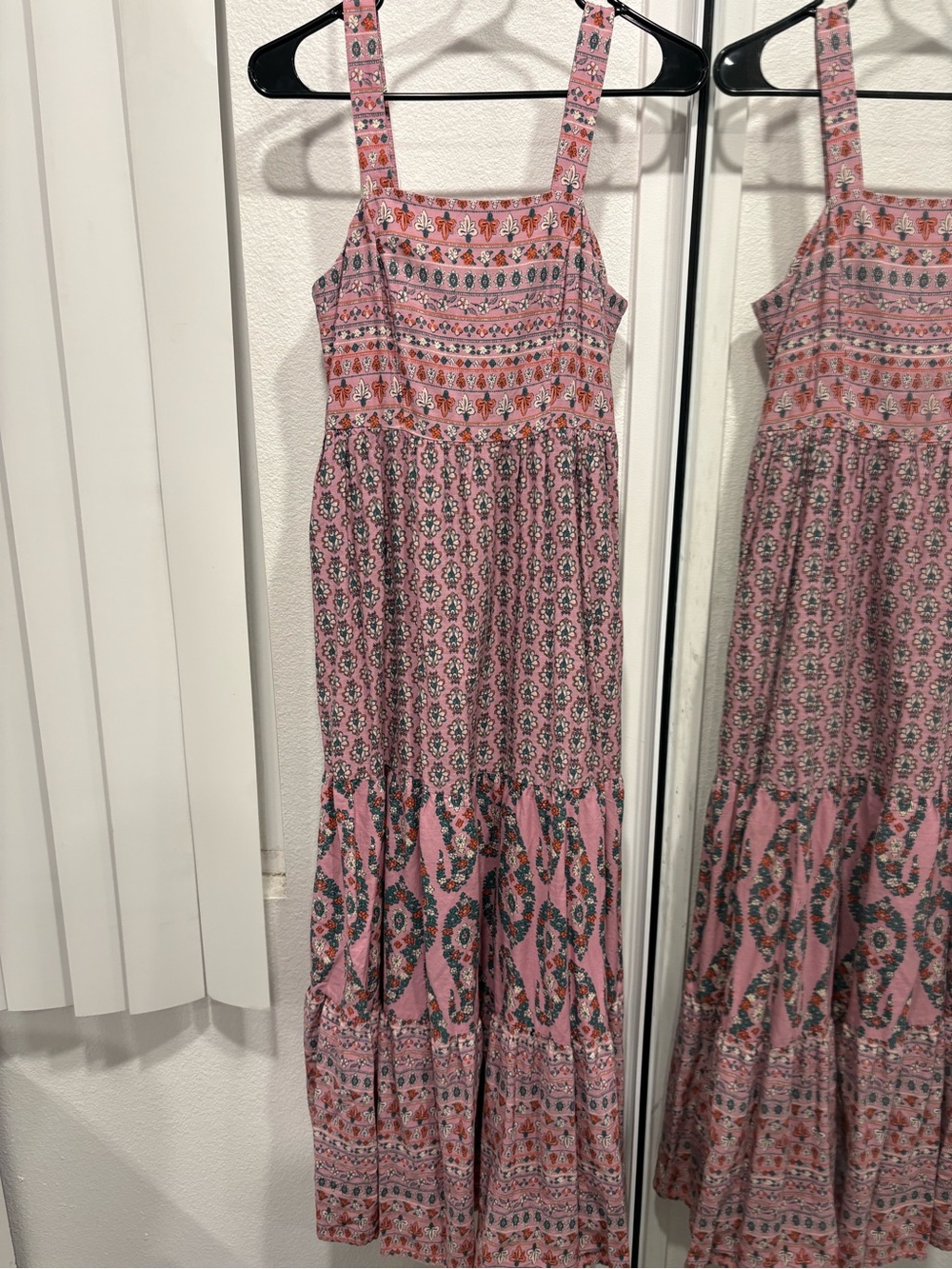 Knox Rose Pink Printed Maxi Dress with Multi-Color Accents